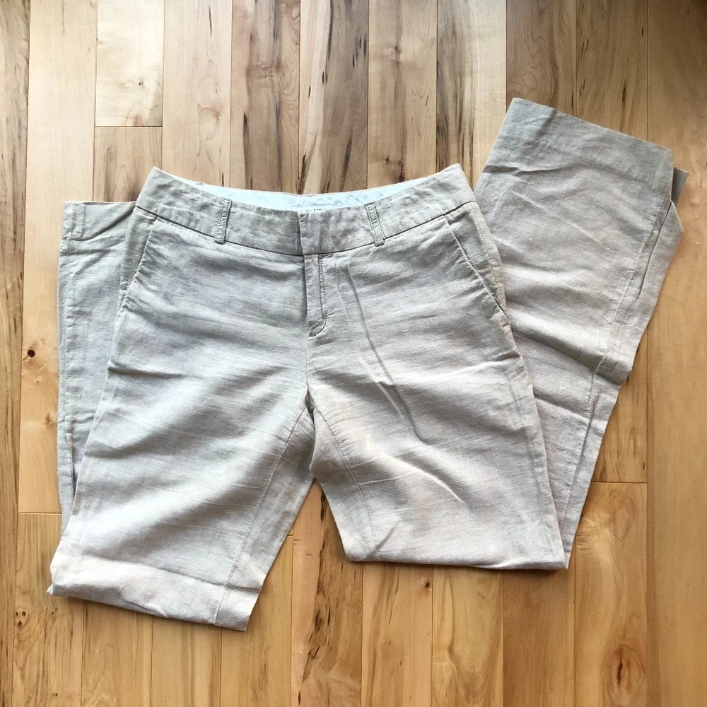 Banana‎ Republic Avery oatmeal Linen pants